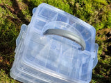 Compartmentalised Craft Storage & Travel Box - Felsted Fleece